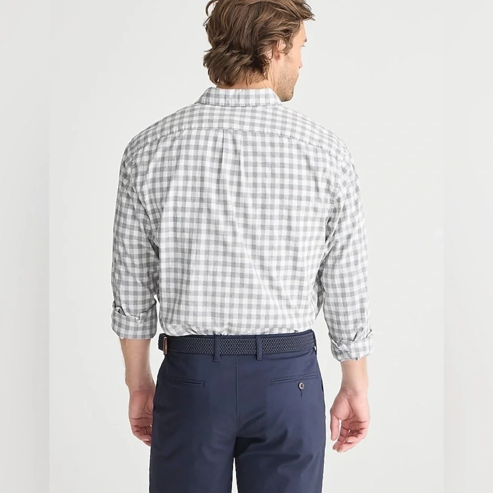 J Crew Secret Wash cotton poplin shirt BN126